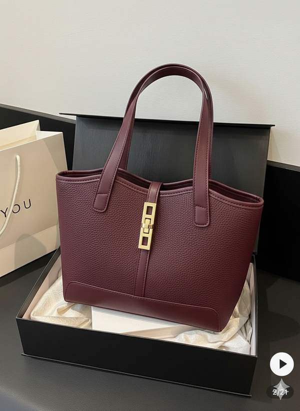 selia bag - burgundy